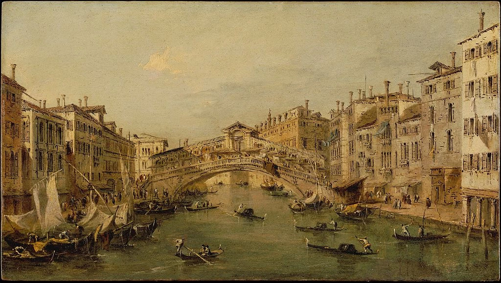 Veduta del Ponte di Rialto - Metropolitan Museum of Art, New York